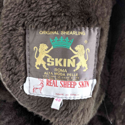 Real Seepskin スペイン産レザージャケット メンズ FR:48