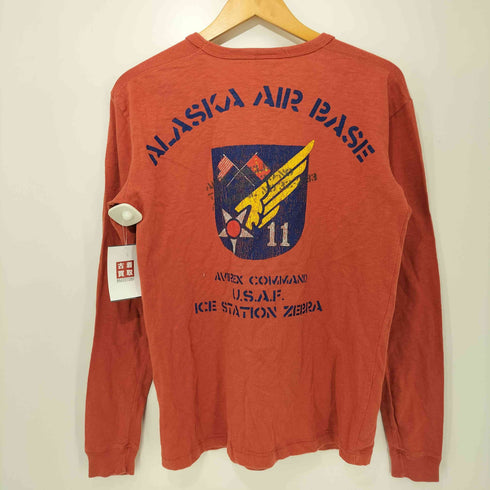 アヴィレックス AVIREX USAF L/S カットソー 長袖 メンズ import:M