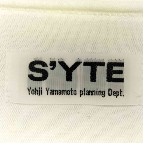 サイトバイヨウジヤマモト syte by Yohji Yamamoto フロントジップロングカットソー メンズ JPN:3
