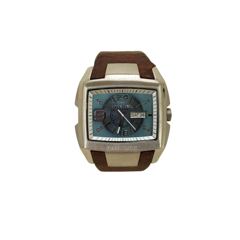 ディーゼル DIESEL レザー スクエア 腕時計 メンズ