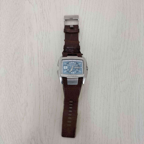 ディーゼル DIESEL レザー スクエア 腕時計 メンズ