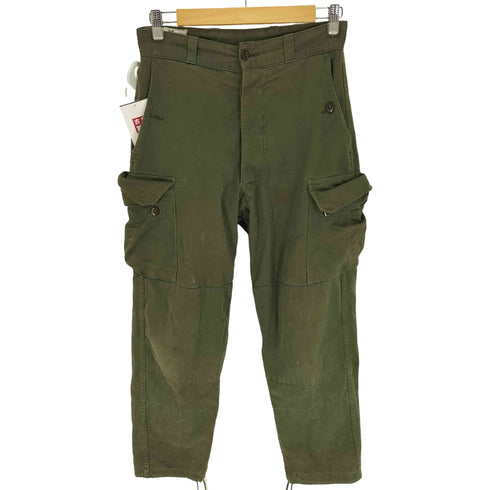 フレンチアーミー FRENCH ARMY 70S フランス空軍 M64 ボタンフライ ミリタリー コンバット カーゴ パンツ 1971年製 メンズ 76C
