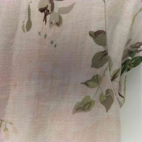 ローラアシュレイ LAURA ASHLEY リネンレーヨン フラワーワンピース レディース JPN:9号