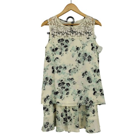 ローラアシュレイ LAURA ASHLEY フラワープリントセットアップ レディース 36