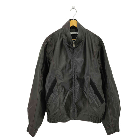 パラノイド PARANOID スタンドカラー ジップブルゾン フェイクレザージャケット メンズ L