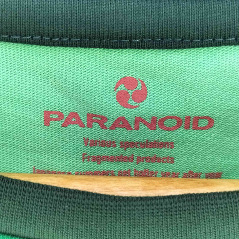 パラノイド PARANOID 24SS Horizontal Stripe t-Shirt 閃光 ストライプ クルーネックTシャツ メンズ import:L