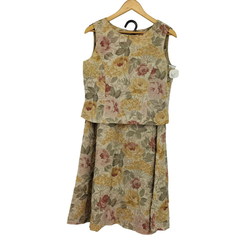 ローラアシュレイ LAURA ASHLEY フラワープリントリネンセットアップ レディース 11
