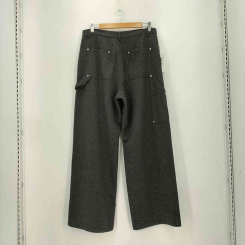 パラノイド PARANOID MELANGE PAINTER PANTS ダブルニー ウール混 ワイド スラックス ペインターパンツ メンズ L