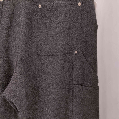 パラノイド PARANOID MELANGE PAINTER PANTS ダブルニー ウール混 ワイド スラックス ペインターパンツ メンズ L