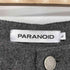 パラノイド PARANOID MELANGE PAINTER PANTS ダブルニー ウール混 ワイド スラックス ペインターパンツ メンズ L