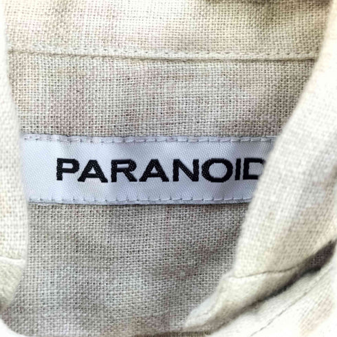 パラノイド PARANOID 25SS LINEN HOODED PANEL SHIRT リネン フード パネル シャツ メンズ