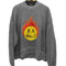 パームエンジェルス Palm Angels 21SS Burning Head Crewneck Sweatshirt フレイム ファイヤー スマイル smiley メンズ import:L