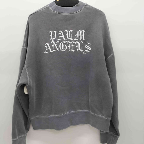 パームエンジェルス Palm Angels 21SS Burning Head Crewneck Sweatshirt フレイム ファイヤー スマイル smiley メンズ import:L