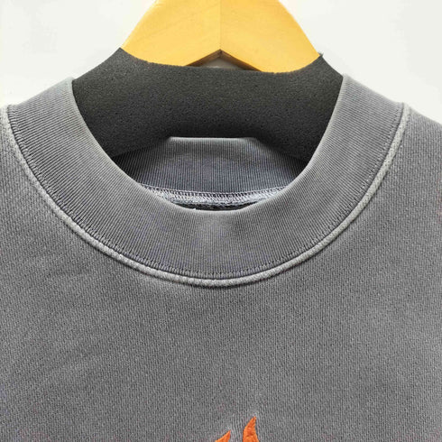 パームエンジェルス Palm Angels 21SS Burning Head Crewneck Sweatshirt フレイム ファイヤー スマイル smiley メンズ import:L