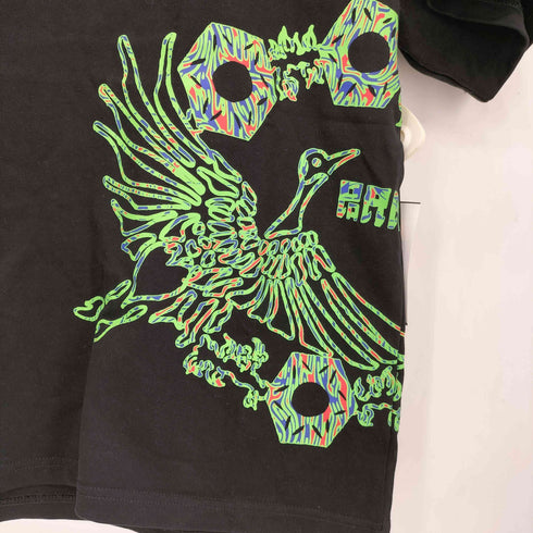 パラノイド PARANOID PREPARE AND SAVE T-SHIRT フロントプリント クルーネック 半袖Tシャツ メンズ M