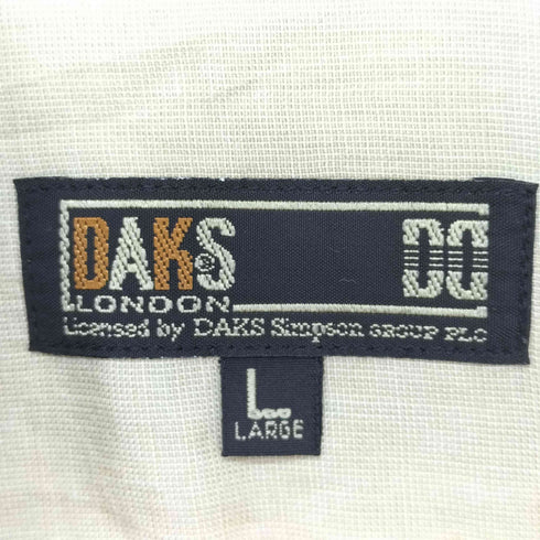 ダックス DAKS ワンポイント刺繍 シャツ メンズ JPN:L