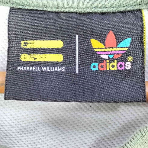 アディダスオリジナルス adidas Originals Pharrell Williams Hu Hiking Sweat With Back Print In Green メンズ O