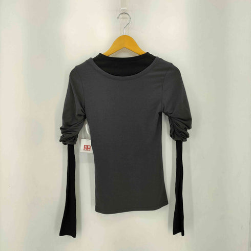 パラノイド PARANOID 25AW LAYERED SCROLL L/S TOP サムホール Vネック レイヤード ロングスリーブカットソー メンズ L