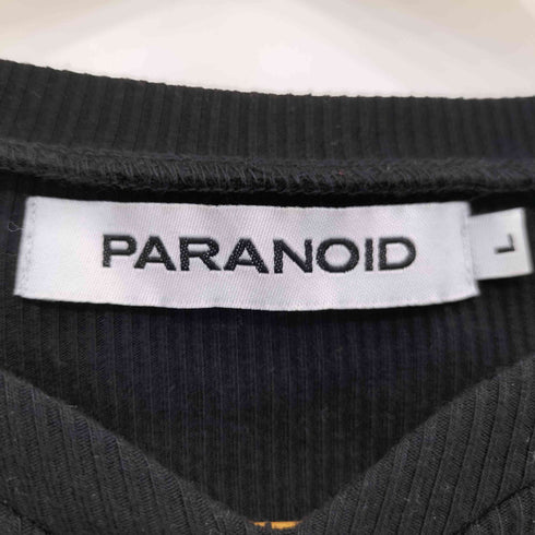 パラノイド PARANOID 25AW LAYERED SCROLL L/S TOP サムホール Vネック レイヤード ロングスリーブカットソー メンズ L
