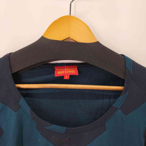 ヴィヴィアンウエストウッドレッドレーベル Vivienne Westwood RED LABEL オーブ刺繍ロゴ 七分袖カットソー レディース 2