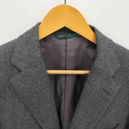 JANECOSTELLAZIONE LORO PIANA DREAM TWEED ヘリンボーン柄 ツイード テーラード ジャケット メンズ 96 86 170