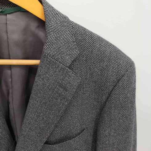 JANECOSTELLAZIONE LORO PIANA DREAM TWEED ヘリンボーン柄 ツイード テーラード ジャケット メンズ 96 86 170