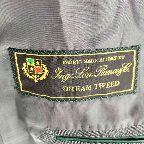 JANECOSTELLAZIONE LORO PIANA DREAM TWEED ヘリンボーン柄 ツイード テーラード ジャケット メンズ 96 86 170