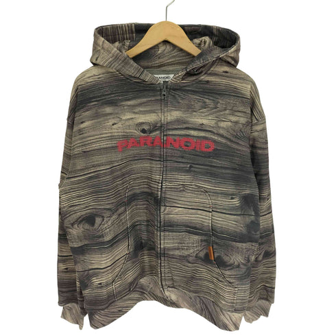 パラノイド PARANOID 25AW GRAIN ZIP HOODIE グレインジップ フーディー パーカー メンズ JPN:L