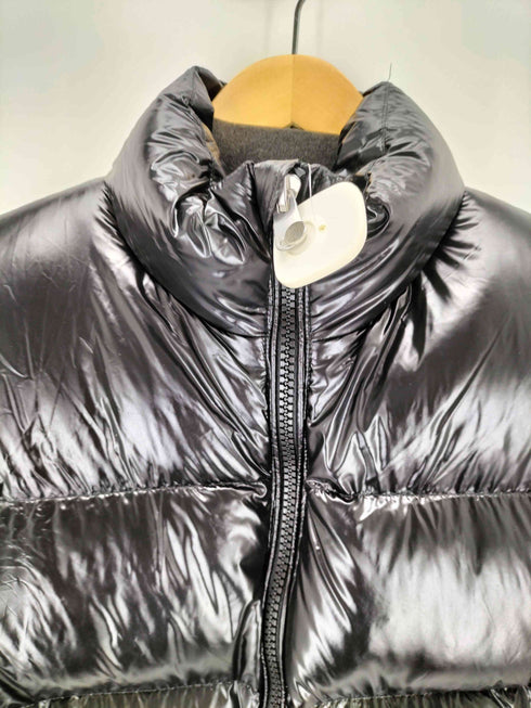 ザラ ZARA 100% フェザーパフジャケット メンズ import:M