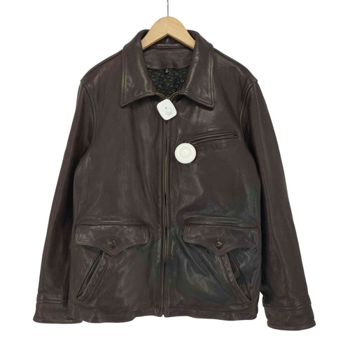 ポロラルフローレン POLO RALPH LAUREN レザーカーコート メンズ 2XL