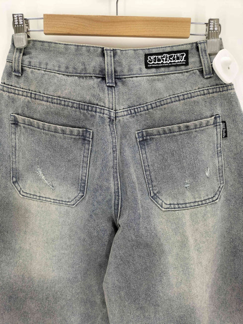 Odd studio Dirty Washed Destroyed Denim Pants メンズ JPN:1
