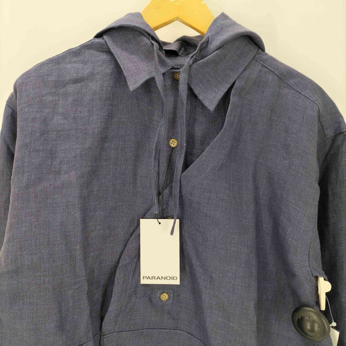 パラノイド PARANOID 25SS レイヤード アシンメトリー ヨーク シャンブレー シャツ メンズ JPN:L