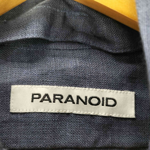 パラノイド PARANOID 25SS レイヤード アシンメトリー ヨーク シャンブレー シャツ メンズ JPN:L