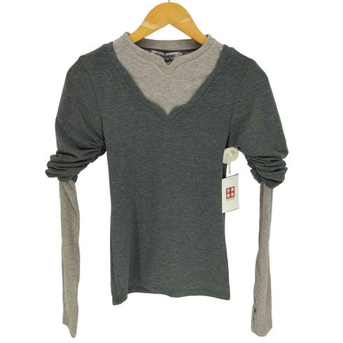 パラノイド PARANOID 25AW LAYERED SCROLL L/S TOP レイヤード スクロール ロングスリーブ トップ ロンT レディース JPN:L