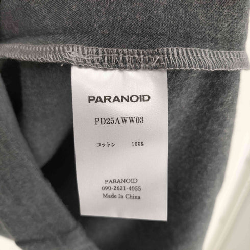 パラノイド PARANOID 25AW LAYERED SCROLL L/S TOP レイヤード スクロール ロングスリーブ トップ ロンT レディース JPN:L