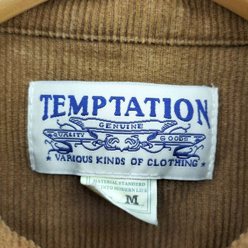 テンプテーション Temptation コーデュロイ長袖シャツ メンズ JPN:M