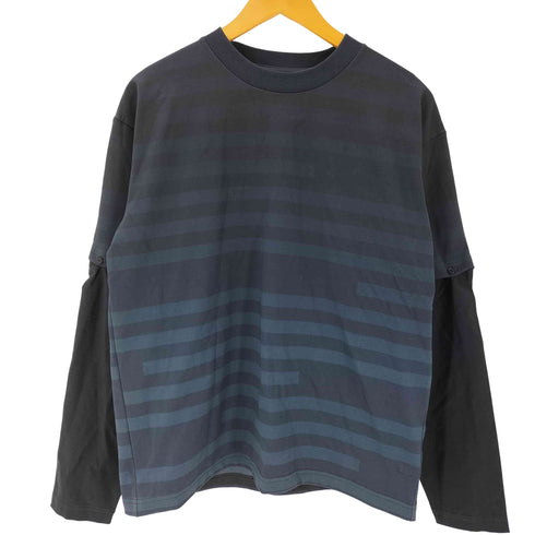 パラノイド PARANOID 25AW HORIZONTAL STRIPE REVERSIBLE L/S T-SHIRTS ホリゾンタル ストライプ リバーシブル ロングスリーブ Tシャツ メンズ JPN:L