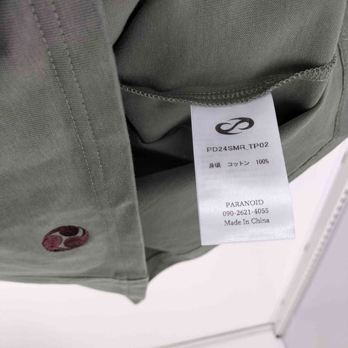 パラノイド PARANOID 24SS Crop Box T-Shirt クロップ ボックス Tシャツ メンズ JPN:L