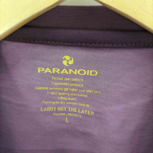 パラノイド PARANOID 24SS Horizontal Stripe t-Shirt 閃光 ワイドボーダー Tシャツ メンズ JPN:L