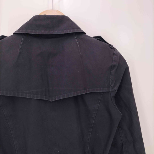 バーバリーブルーレーベル BURBERRY BLUE LABEL 裏地チェック トレンチコート レディース 40