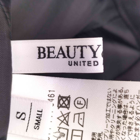 ビューティーアンドユースユナイテッドアローズ BEAUTY & YOUTH UNITED ARROWS 24aw ポリエステル サイドプリーツワイドパンツ ウォッシャブル レディース JPN:S