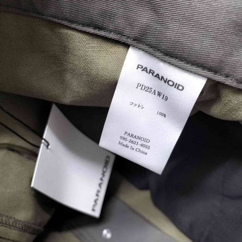 パラノイド PARANOID 25AW OVERPRINT BALLOON PANTS KANE オーバープリント バルーン パンツ メンズ JPN:M