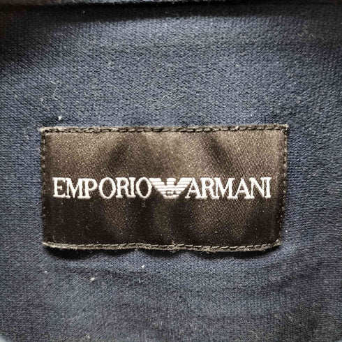 エンポリオアルマーニ EMPORIO ARMANI ラウンドカラー 比翼 コットンシャツ レディース 38/15
