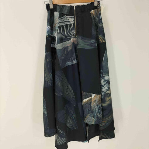 ハレ HARE 総柄 フォトグラフィック コラージュフォトスカート レディース FREE