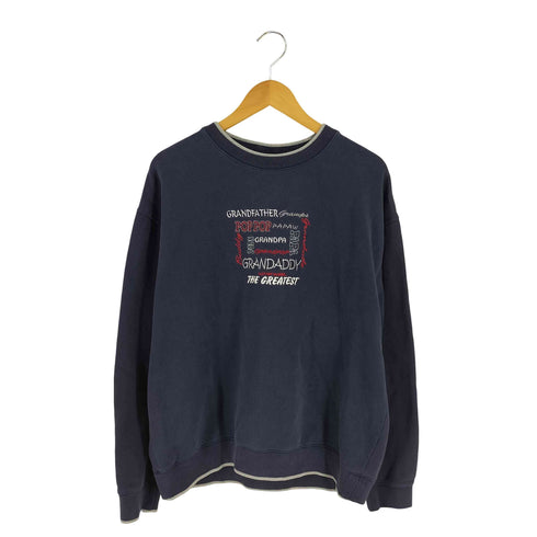 M&C Sport 00S カンボジア製 GRANDADDY刺繍スウェット メンズ import:XL