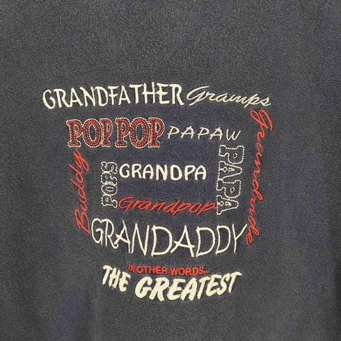 M&C Sport 00S カンボジア製 GRANDADDY刺繍スウェット メンズ import:XL