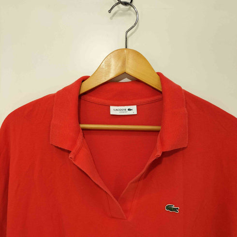 ラコステ LACOSTE リラックスフィット ピケポロシャツ レディース import:L