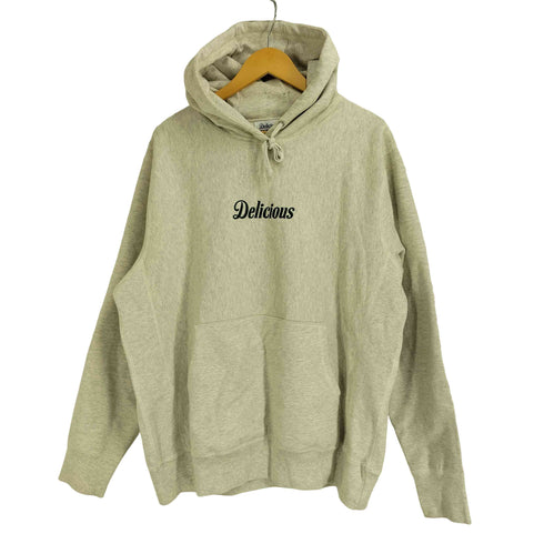 デリシャス Delicious ロゴ刺繍プルオーバーパーカー メンズ import:XL