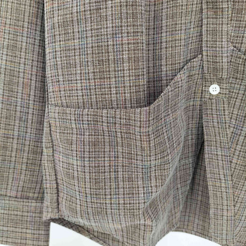 パラノイド PARANOID 25ss Crossed Check Pocket Shirt メンズ JPN:L