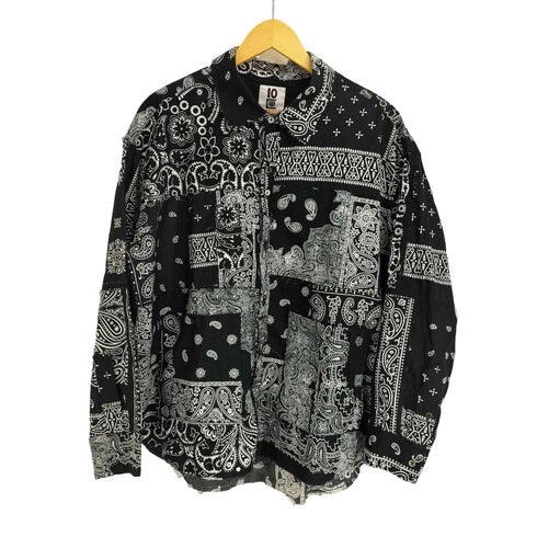 テンボックス 10匣 TENBOX L/S バンダナパッチワークシャツ メンズ JPN:L